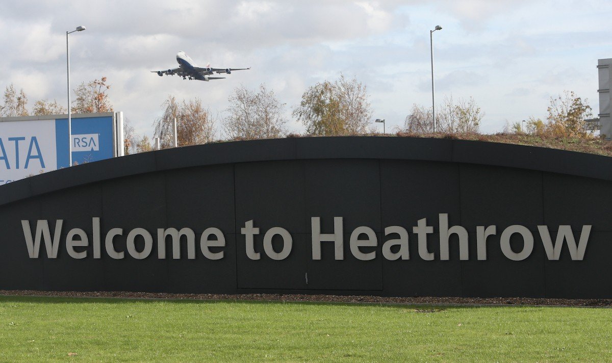 Heathrow Airport (LHR) is the sixth busiest airport in the world